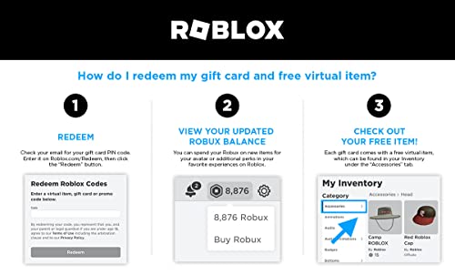 Roblox Digital Gift Code for 2,200 Robux [Redeem Worldwide - Includes Exclusive Virtual Item] [Online Game Code]