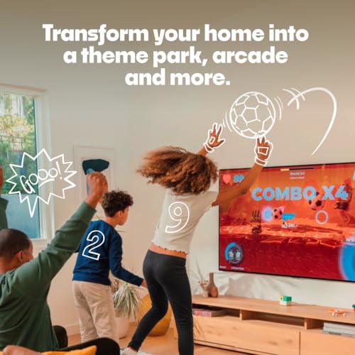 Nex Playground Game System, Indoor Family Game Night, Fun Games & Physical Play, Unique AI-Powered Motion Tracking Video Game Console, Transforms Living Room into a Family or Party Games Space