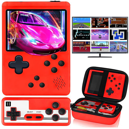 dayangdong Handheld Game Console for Kids - 500 Retro Video Games with Gamepad - 3.0" LCD Screen - Portable Game Player with Rechargeable Battery - Mini Electronic Toy Gift for Boys and Girls