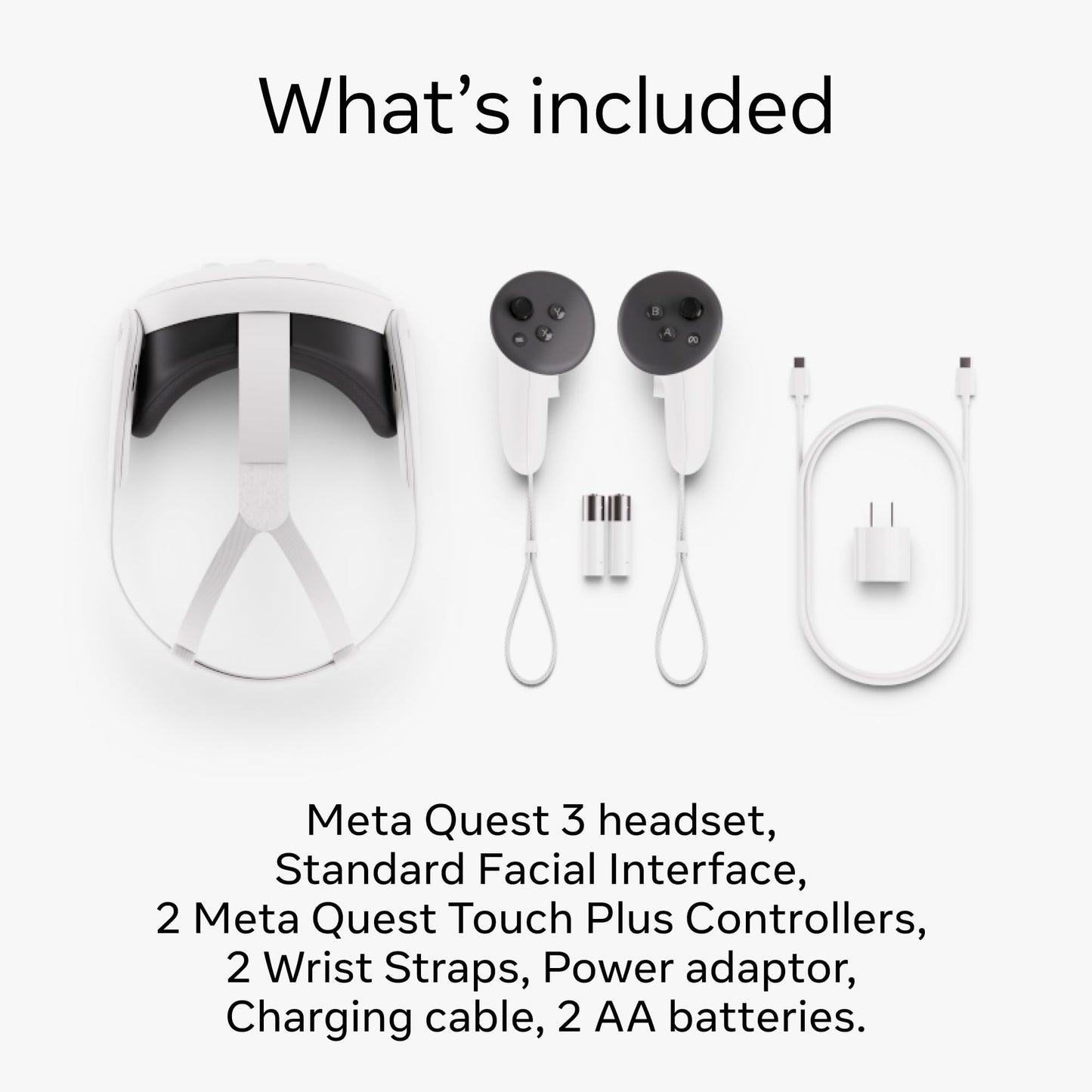 Meta Quest 3 128GB— Breakthrough Mixed Reality Headset — Powerful Performance